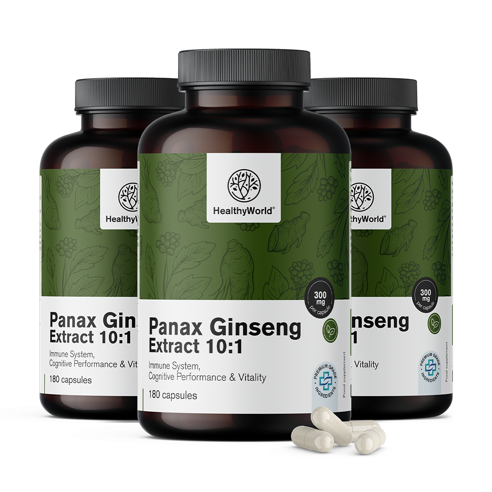 Panax Ginseng 300 мг - екстракт от женшен 10:1