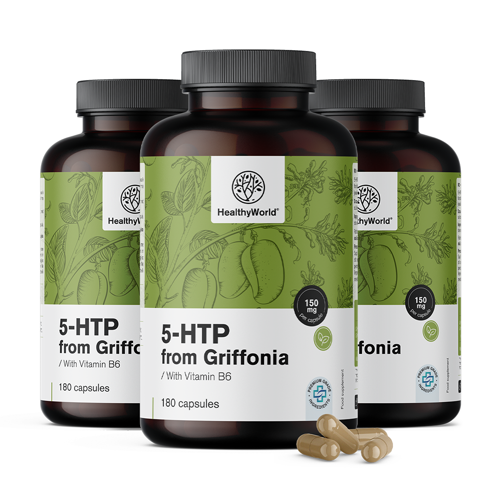 5-HTP 150 mg - Грифония Симплицифолия.